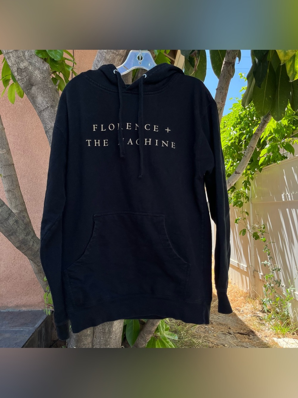 Florence And The Machine Black Dance Fever Flower  Graphic Hoodie.
